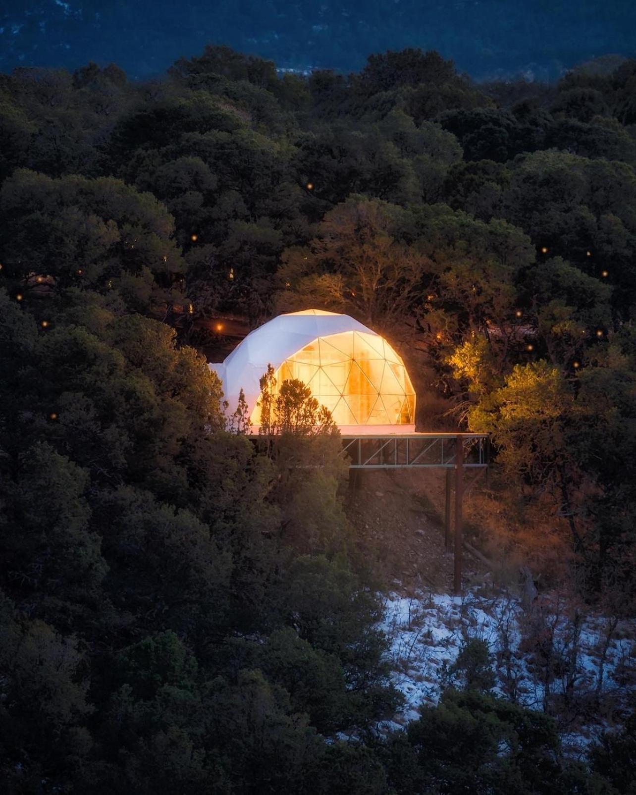 Vila Zia Geo Dome At El Mistico Ranch, Glamping Nogal Exteriér fotografie