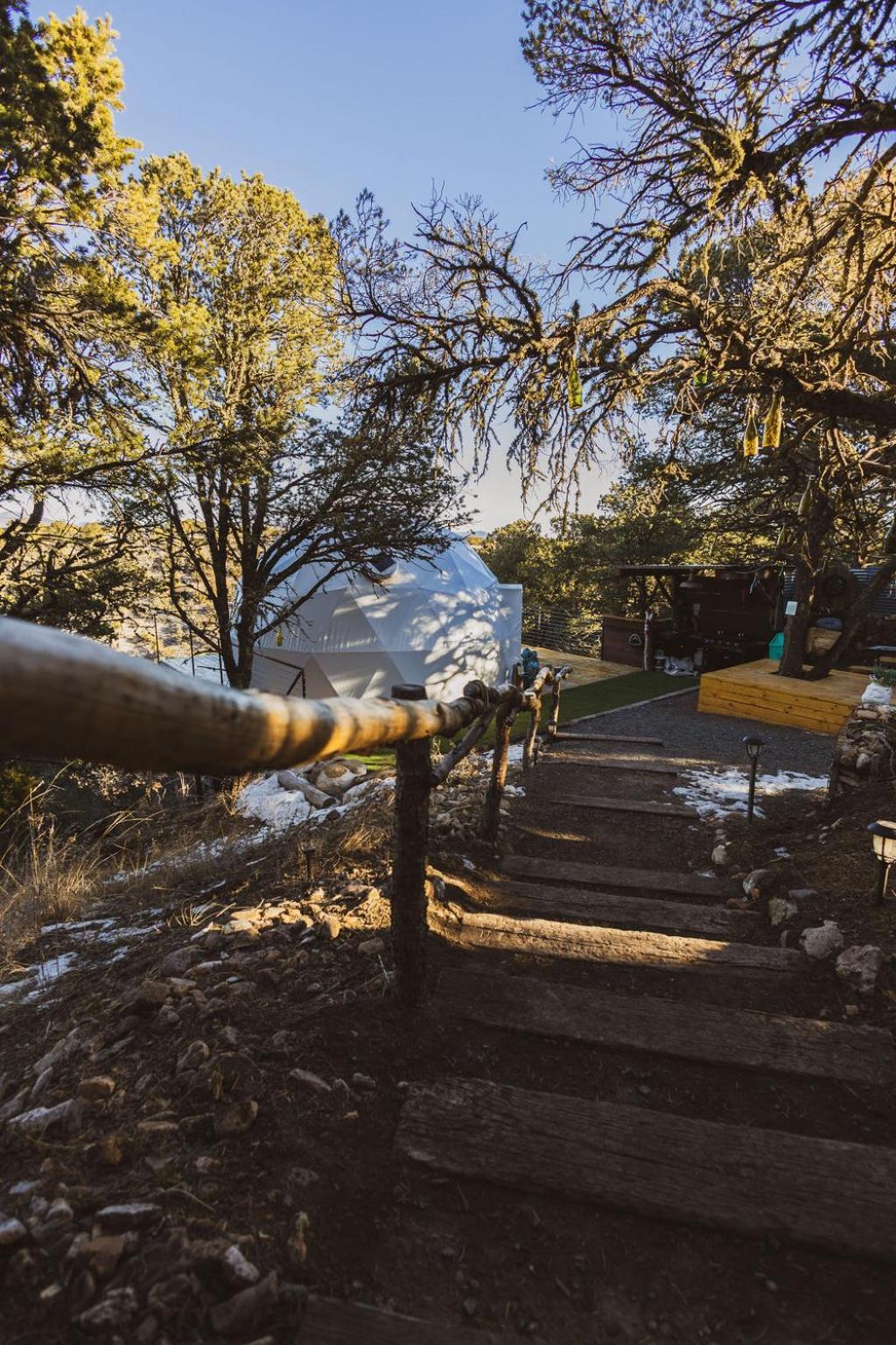 Vila Zia Geo Dome At El Mistico Ranch, Glamping Nogal Exteriér fotografie
