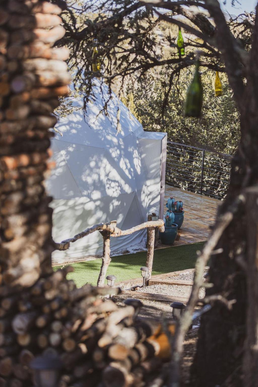 Vila Zia Geo Dome At El Mistico Ranch, Glamping Nogal Exteriér fotografie